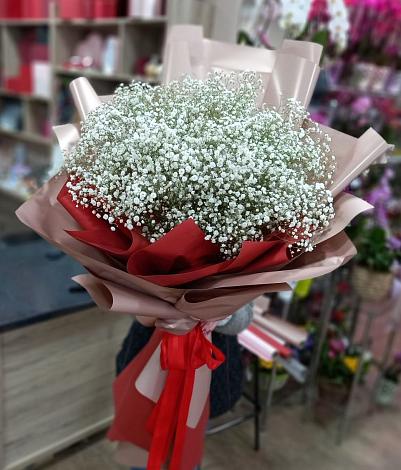 Букет цветов из: Гипсофила в Красном Октябре