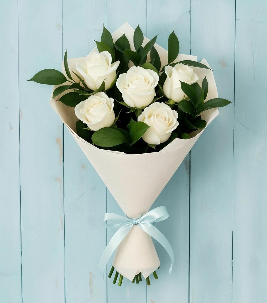 Букет цветов из: Розы в Красном Октябре