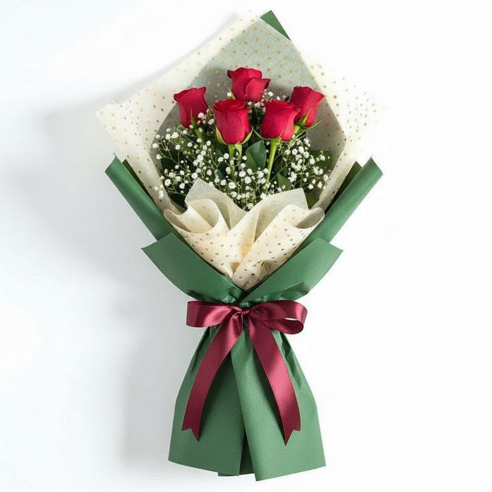 Букет цветов из: Розы в Красном Октябре