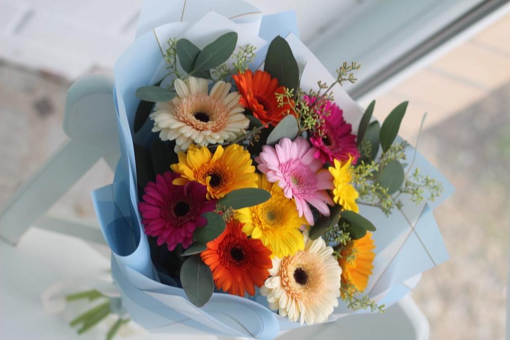 Букет цветов из: Герберы в Красном Октябре