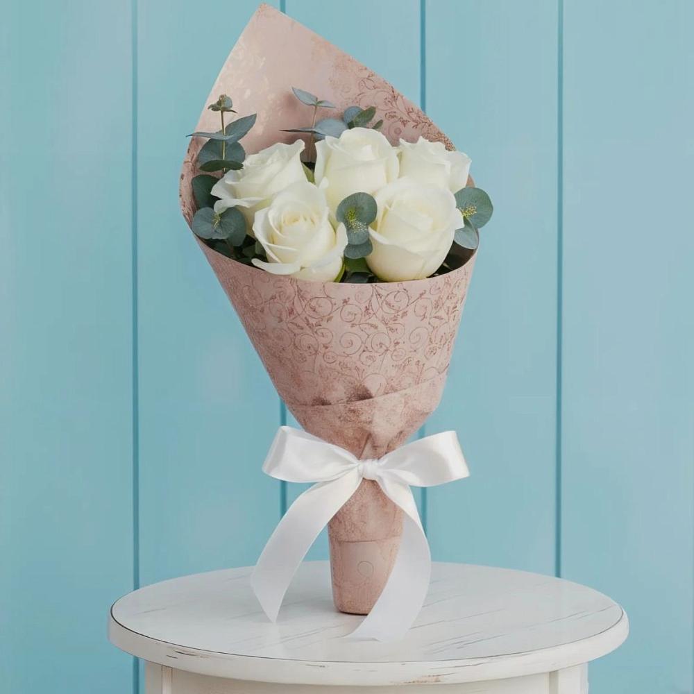 Букет цветов из: Розы в Красном Октябре