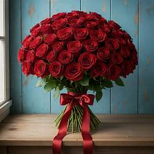 Букет Красные розы Блэк Меджик в Красном Октябре