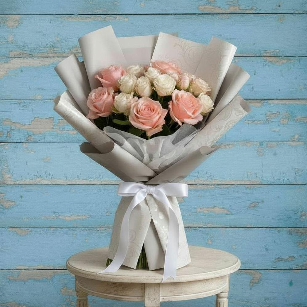 Букет цветов из: Розы в Красном Октябре