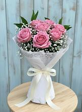 Букет цветов из:  Розы в Красном Октябре