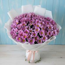 Букет цветов из:  Хризантемы в Красном Октябре