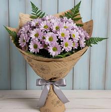 Букет цветов из:  Хризантемы в Красном Октябре