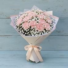 Букет цветов из:  Гвоздики #REPLACE_PRED# Красном Октябре