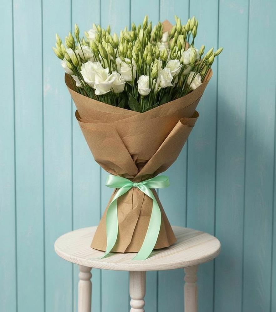 Букет цветов из: Лизиантусы в Красном Октябре