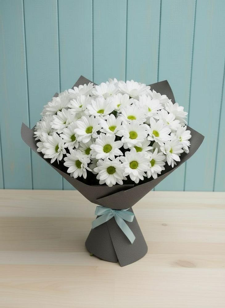 Букет цветов из: Хризантемы в Красном Октябре