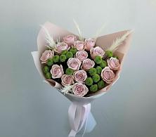 Букет цветов из:  Розы и Хризантемы в Красном Октябре