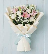 Букет цветов из:  Лилии в Красном Октябре