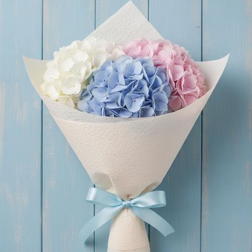 Букет цветов из: Гортензия в Красном Октябре