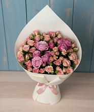 Букет цветов из:  Розы #REPLACE_PRED# Красном Октябре